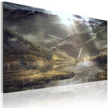 Cuadro en Lienzo 90x60 cm! 1 parte - Grande Formato - Impresion en calidad fotografica - Cuadro en lienzo - una pieza naturaleza 030112-35 90x60 cm B&D XXL