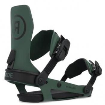 Fijaciones de snowboard Ride A-6 para hombre, Matcha, M (tamaño 6-10)
