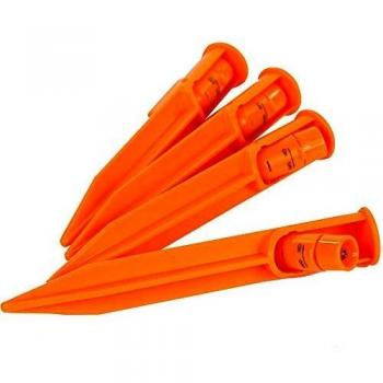 Regatta LED Pegs estacas para Tienda Luminoso Unisex, Orange