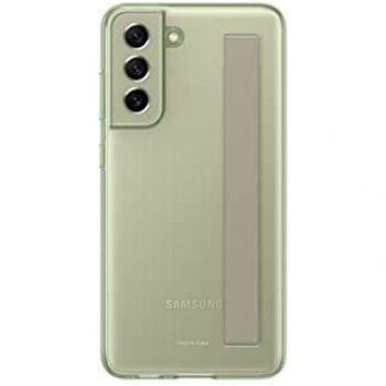 Samsung Galaxy S21 FE Slim Strap Cover Verde Oliva EF-XG990CM