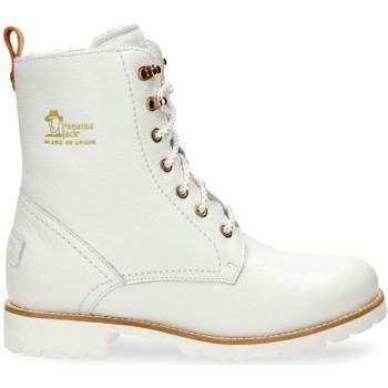 Botas de Mujer Panama Jack Fara Igloo en Piel Auténtica con Forro de Pelo Natural - Color Negro