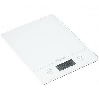 Bestron AKS700W Báscula de Cocina Digital, plástico, Blanco