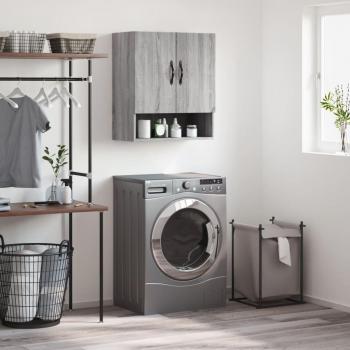 Armario de pared Sonoma gris 60x31x70 cm madera multicapa