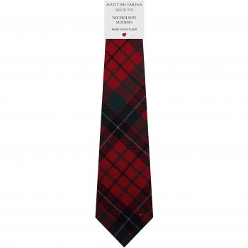 Mens All Wool Tie Woven Scotland - Nicholson Modern Tartan