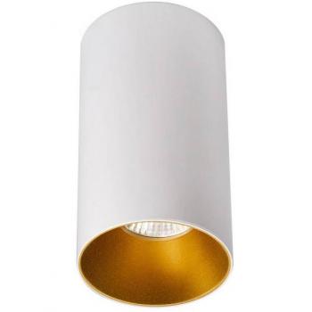 Aplique de techo LEDBOX BOX Housing GU10, blanco/dorado mate