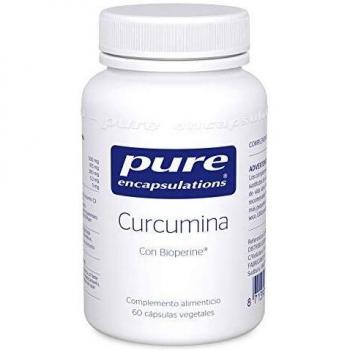Pure Encapsulations - Curcumina 500 mg con Extracto de Pimienta Negra Bioperine - Cúrcuma de Alta Biodisponibilidad - Antiinflamatorio Natural con Antioxidantes - 60 Cápsulas