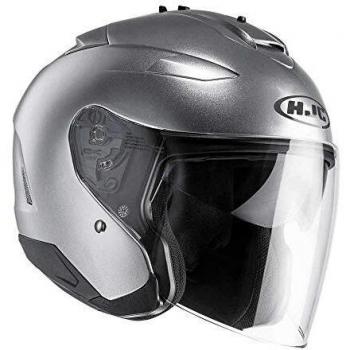 HJC Helmets Casco de moto IS-33 II Semi Mat Gris Clair, Gris, XS