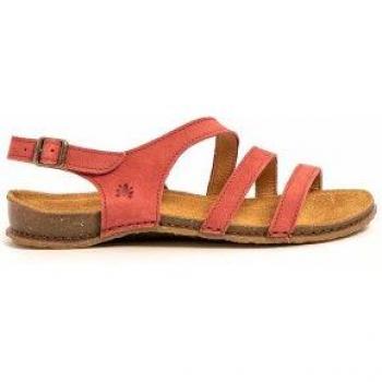 Sandalias de piel El Naturalista N5811 Panglao rojo para mujer