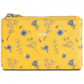 Monedero de mujer Lucerna de piel con protección RFID amarillo