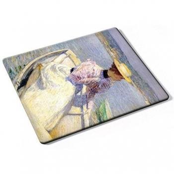 Hassam - White Dory Gloucester, Designer Almohadilla del Ratón Mouse Mouse Pad con Diseño Colorido. Auténtica Alfombrilla de 250 x 190 mm. Tamaño Ideal de Media para el Uso Diario.