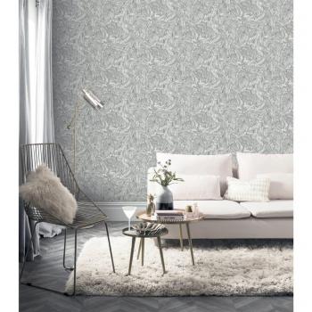 Arthouse Liquid Marble Grey Wallpaper - Metallic Encased Glitter with Marble Tones - Textured Glitter Silver White Modern - for Living Spaces & Feature Walls - Kitchen Bedroom Hallway Dining Room Office Study - 10.05m x 0.53m