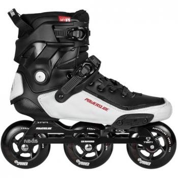 Powerslide Patines en Línea Tau 90 Blanco-Negro 45