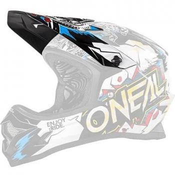 O'NEAL | Visor de Recambio Casco de Mountainbike | MTB Downhill | Visor de Recambio para Casco Visor Backflip Villain | Casco Visor Backflip RL2 Villain | Adulto | Blanco | Talla única