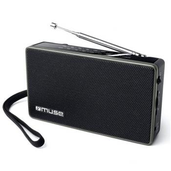 Radio portátil Muse M-030R con sintonizador AM/FM y entrada auxiliar