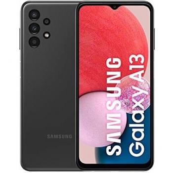 Samsung Galaxy A13 – Teléfono móvil sin tarjeta SIM, Smartphone Android de 6,6, Pantalla Infinity-V, 4 GB RAM, 64 GB de almacenamiento, Batería de 5000 mAh, Android 12, Negro