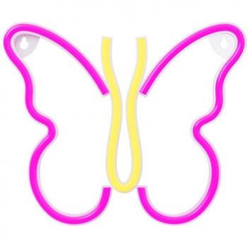 Forever Neon Led Light Butterfly Pink