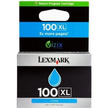 Lexmark 14N1069E - Cartucho tinta, color cian