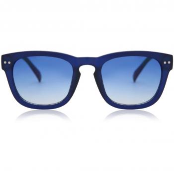 Square Full Rim Plastic Men's Prescription Sunglasses Blue Size 48 - SmartBuy Collection