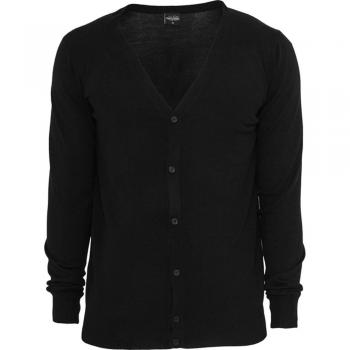 Urban Classics Knitted Cardigan, Chaqueta Punto para Hombre, Negro