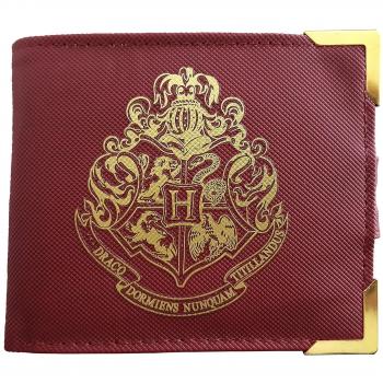 Harry Potter Cartera prémium con Escudo de Hogwarts, Multicolor, 2 Unidades