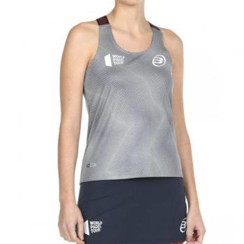 Camiseta Bullpadel WPT Revenga Gris Medio Vigore para mujer