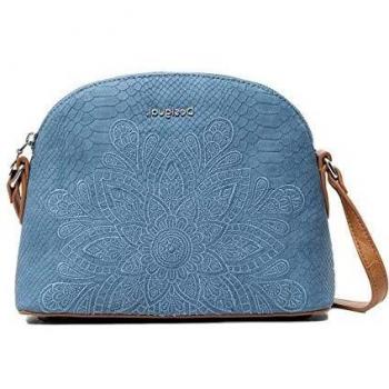 Desigual Akela Nyon Riñonera y Bandolera para Mujer Talla: U Color: PLATA