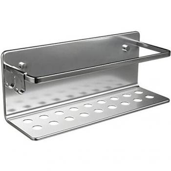 Tatay Estante de Ducha Rectangular Moon, 100% Inoxidable, de Aluminio, Diseño Minimalista, 10 Años