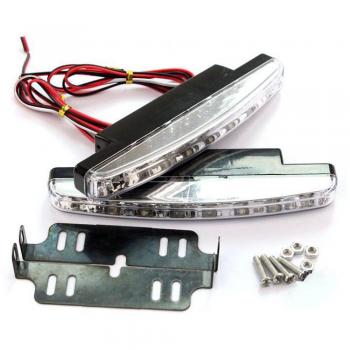 PLC020 - Luces diurnas LED para coche, 5050SMD, R87, E4, autorizadas por la legislación alemana de circulación