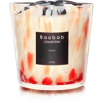 Baobab Coral Pearls Scented Candle 8 cm