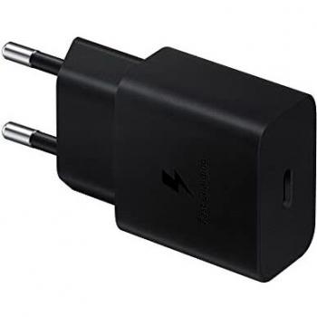 Samsung EP-T1510N Cargador de 15 W, puerto USB-C (sin cable), negro
