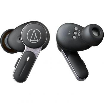 Audio-Technica ATH-TWX7 True Wireless Hybrid Noise Cancelling Earbuds Black
