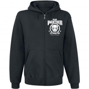 Black Panther Made In Wakanda Sudadera capucha con cremallera Negro XXL