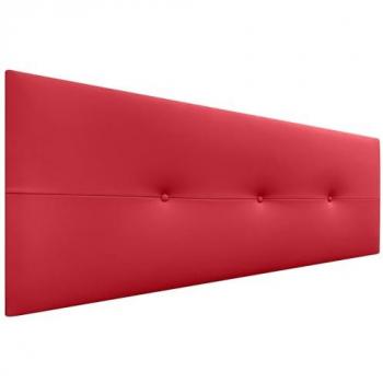 Cabecero de Polipiel Aqualine Pro Tapizado Lujo Rojo 135cm para Camas 120/135/140