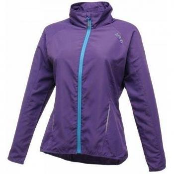 Dare 2b Windshell discontinuas para mujer resistente al viento resistente al agua deportes Ciclismo correr chaqueta - morado tamaño 10, color morado, tamaño 10