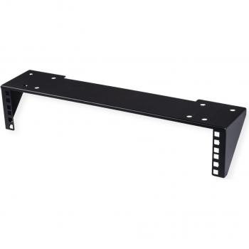 Soporte de 19 para montaje en pared o debajo de mesa, 2U, negro