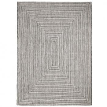 Alfombra de Exterior Quadro Gris 350x250 cm