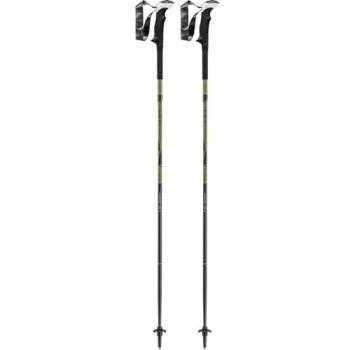 Bastones Leki Khumbu Pro FX One negros (par) - 115 cm, ligeros, ajustables, con sistema de bloqueo Speed Lock 2, empuñadura ergonómica y punta de tungsteno