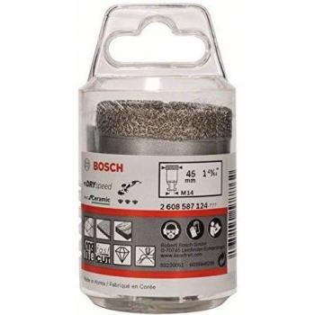 Bosch 2 608 587 124 - Coronas de diamante para perforación en seco Dry Speed Best for Ceramic