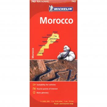 Michelin Map Africa Morocco 742