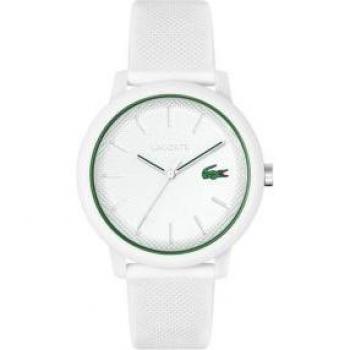 Unisex Lacoste 12.12 Watch - White - Male - Size: One Size