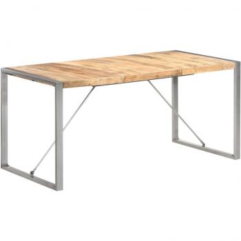 Solid Rough Mango Wood Dining Table 63x31.5x29.5