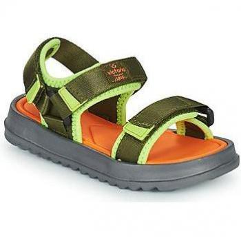 Chanclas Victoria Agosto - Sandalias de nylon acolchado con tiras adherentes y suela dentada