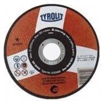 Tyrolit Basic 222896 - Discos de Corte para Metal/Inox, 125 x 1.0 x 22.23 mm, A60R-Bfinox, Paquete de 25