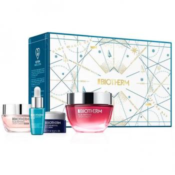 Biotherm Blue Peptides Uplift Skincare Set - Includes Day Cream, Night Cream, Eye Cream, and Elixir