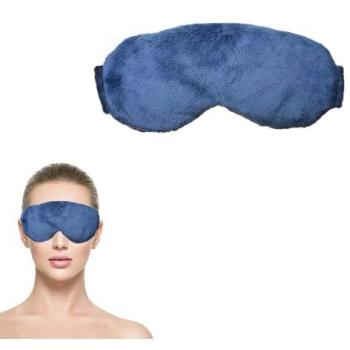 Antifaz para Dormir con Compresas de Microondas - Frío y Caliente, Aromaterapia de Lavanda Natural