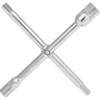 Llave en cruz para sanitarios KS Tools 116.6200, dimensiones 220 x 220 mm