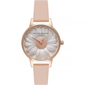 Olivia Burton Reloj Analógico para Mujer de Cuarzo con Correa en Cuero OB16FS87