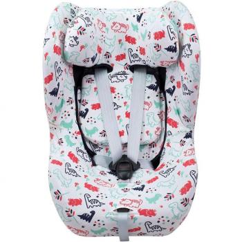 Funda para silla de coche compatible con Cybex Sirona M2 I-Size, Gb Vaya I-Size Jyoko Dino Party