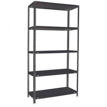 Estantería Metálica SimonRack de Almacenaje con 5 Baldas Ajustables, Soporta 100 kg por balda, Dimensiones 1800x900x400 mm, Color Antracita - Modelo Comfort