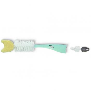 Nuk 700399 - Escobilla para biberón con punta de esponja